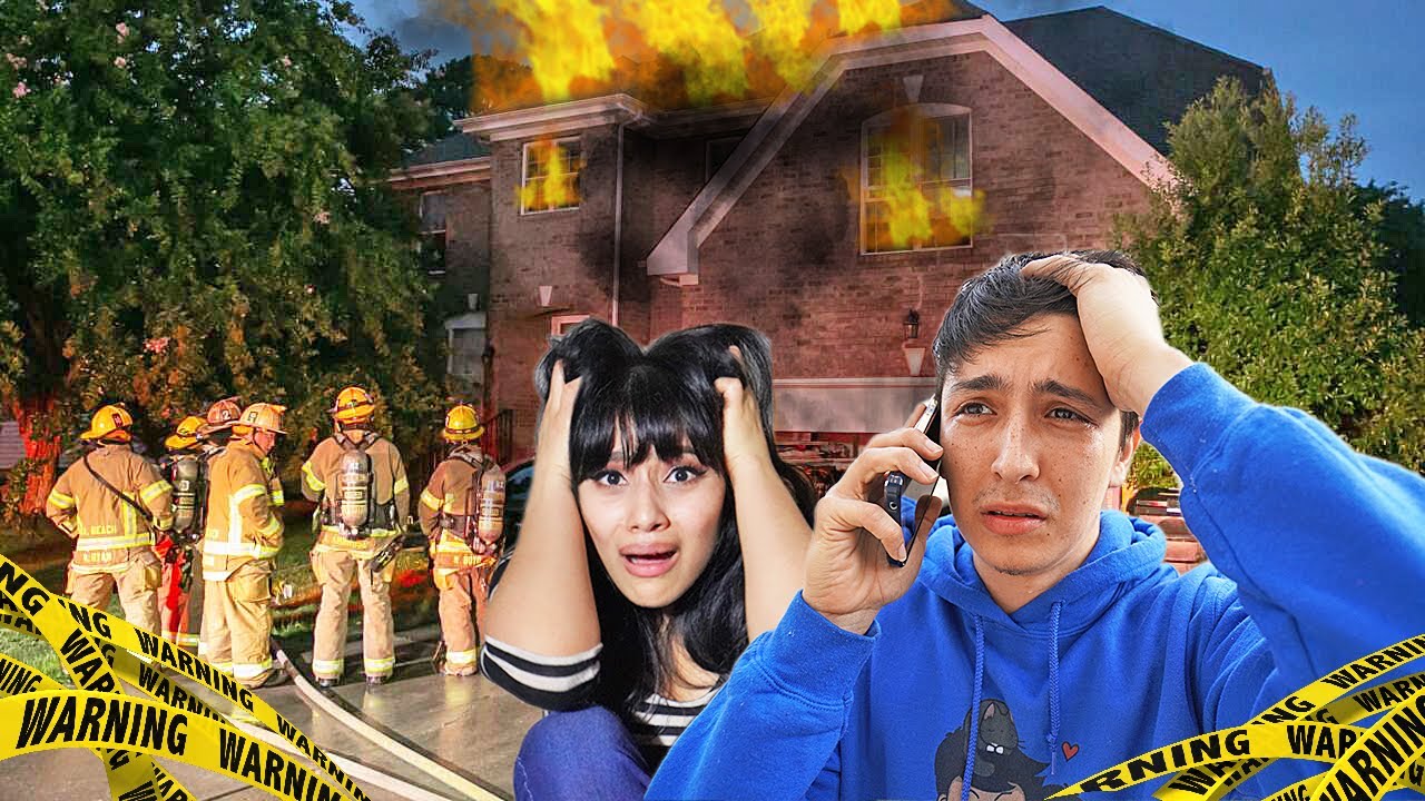 Пожарные должны были приехать к нам домой!! **НАМ ПРИШЛОСЬ ЭВАКУИРОВАТЬСЯ**