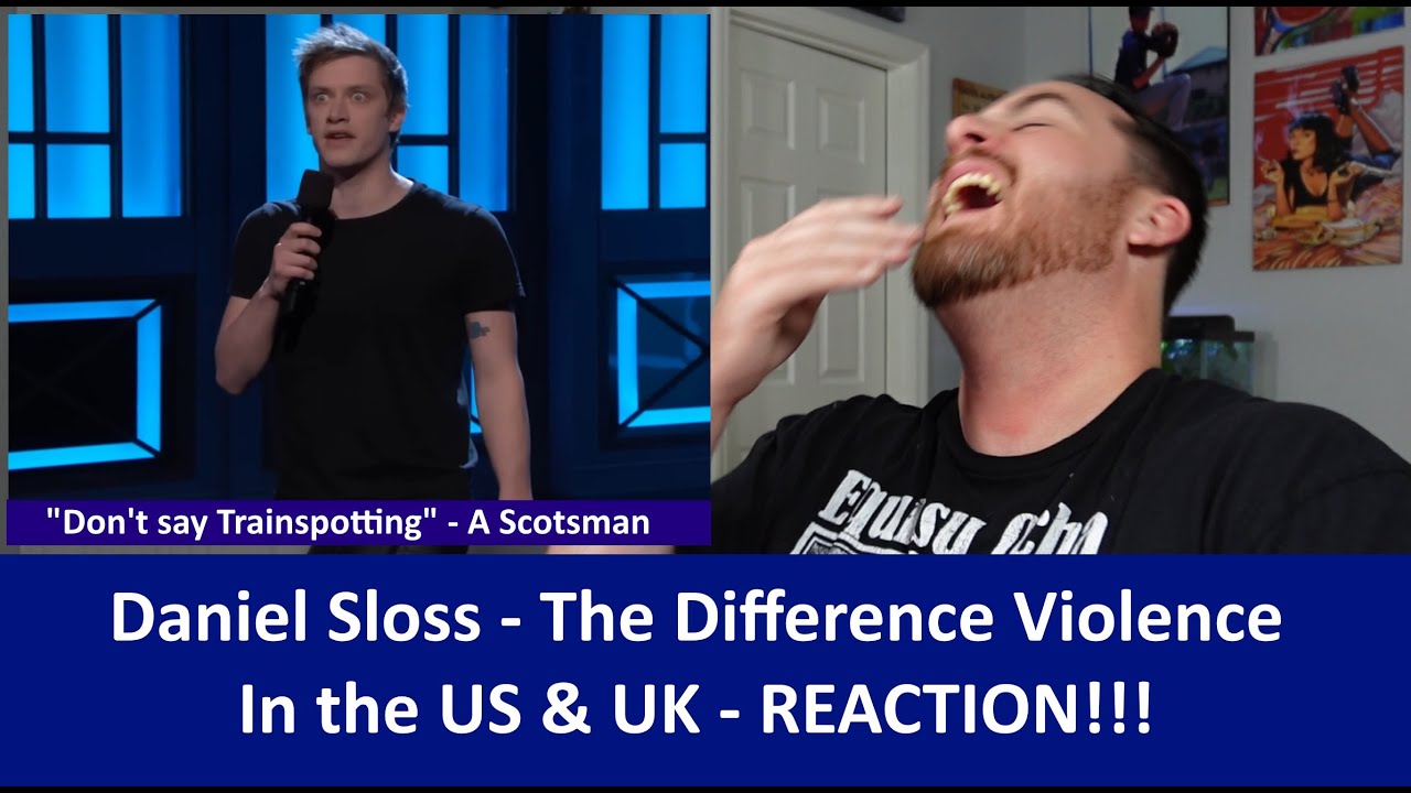 American Reacts DANIEL SLOSS On The Difference Between Violence In The US & UK REACTION