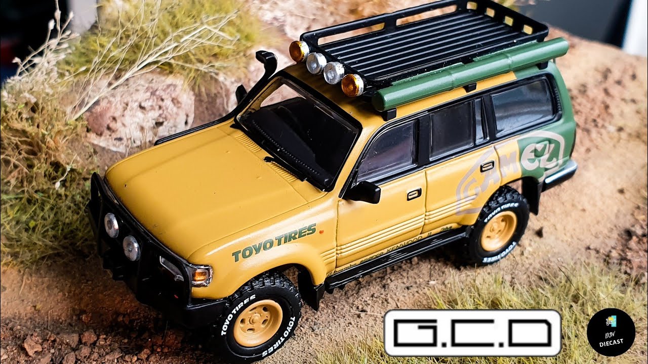 Toyota Land Cruiser 80 Camel by GCD 1/64 | UNBOXING and REVIEW