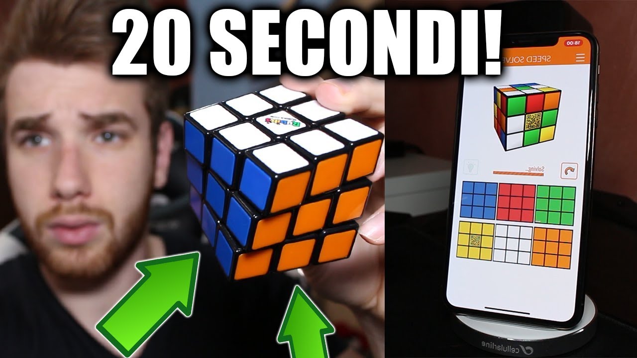 COME RISOLVERE IL CUBO DI RUBIK IN 20 SECONDI!