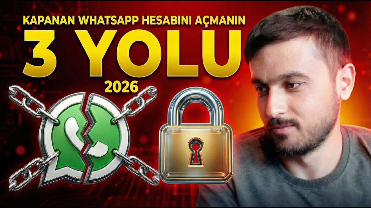 Kapanan WhatsApp Hesabı Nasıl Açılır? (Kesin Çözüm 2026) - İşe Yarayan 3 Yöntem