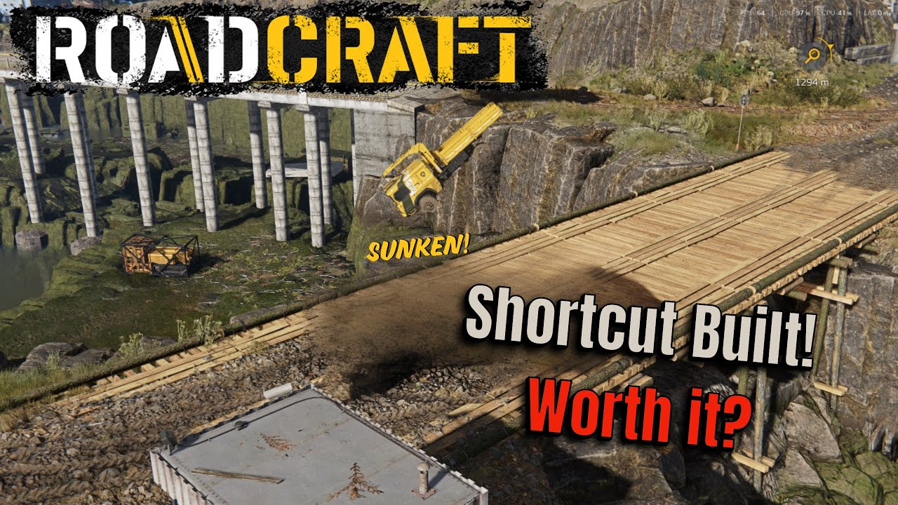 RoadCraft - Sunken : Shortcut Gone Wrong!