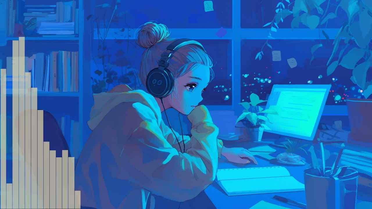 Silent Waves of Calm | Relaxing Study Music & Soft Lo-fi Beats