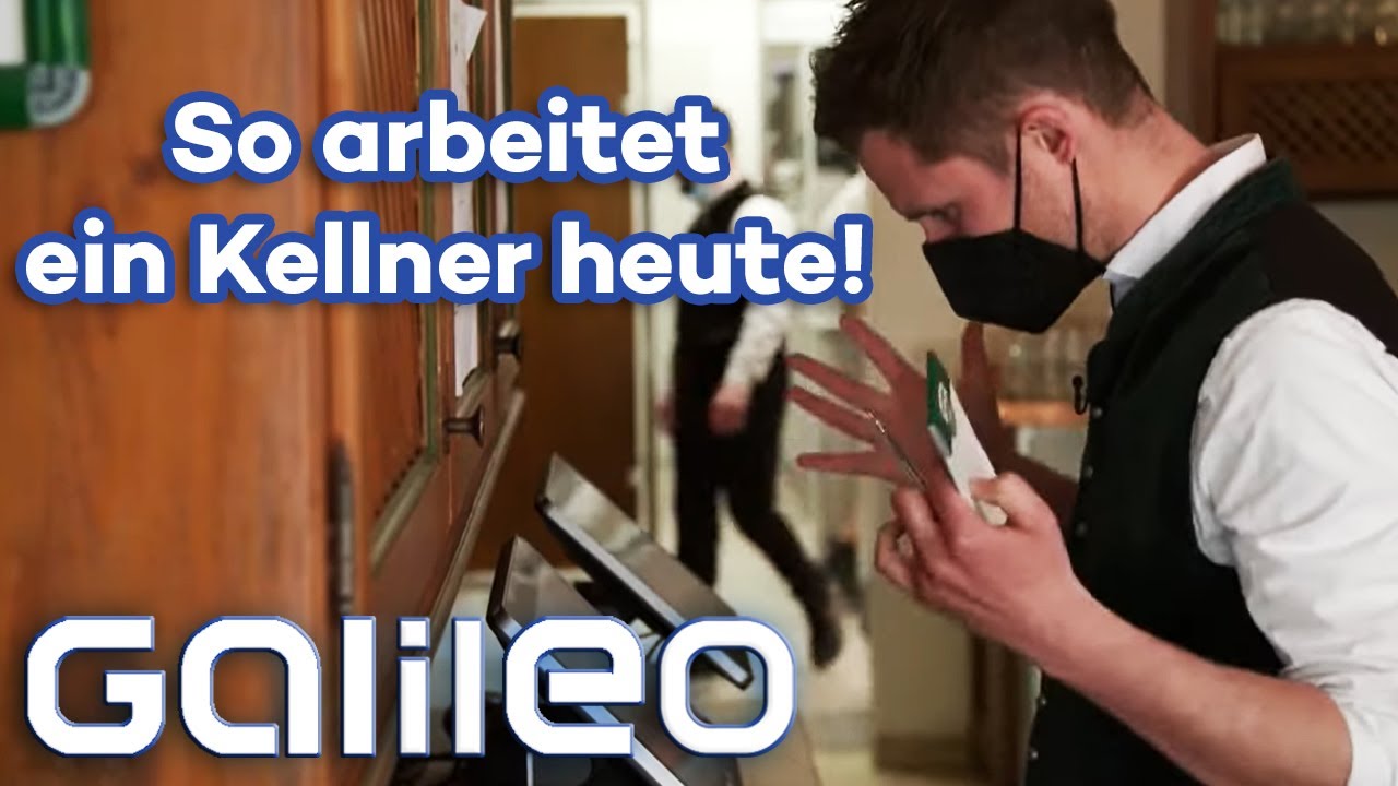 Ab geht's in den Biergarten...als Kellner! Mehr Stress als zuvor durch Corona | Galileo | ProSieben