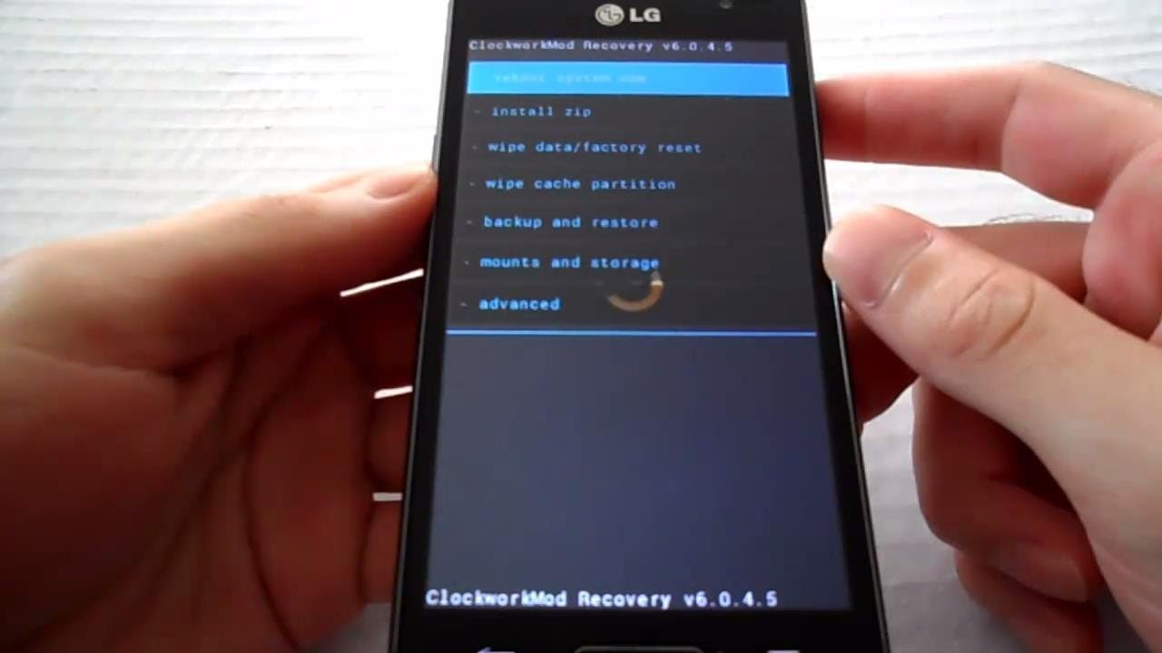 LG L9 CWM ClockWorkMod Recovery Touch / Bootloader Bloqueado