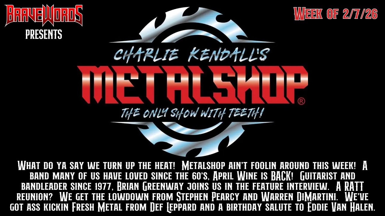 LISTEN: Charlie Kendall&rsquo;s METALSHOP - Interviews with April Wine and RATT