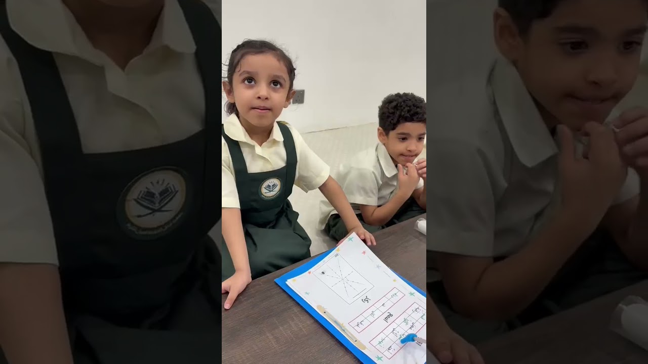 قراءة الكلمات بالتنوين والتعرف على الحركات بطريقة جميلة 👏💪 #أنشطة #المستوى_الثالث #مركز_دار_المسك 
