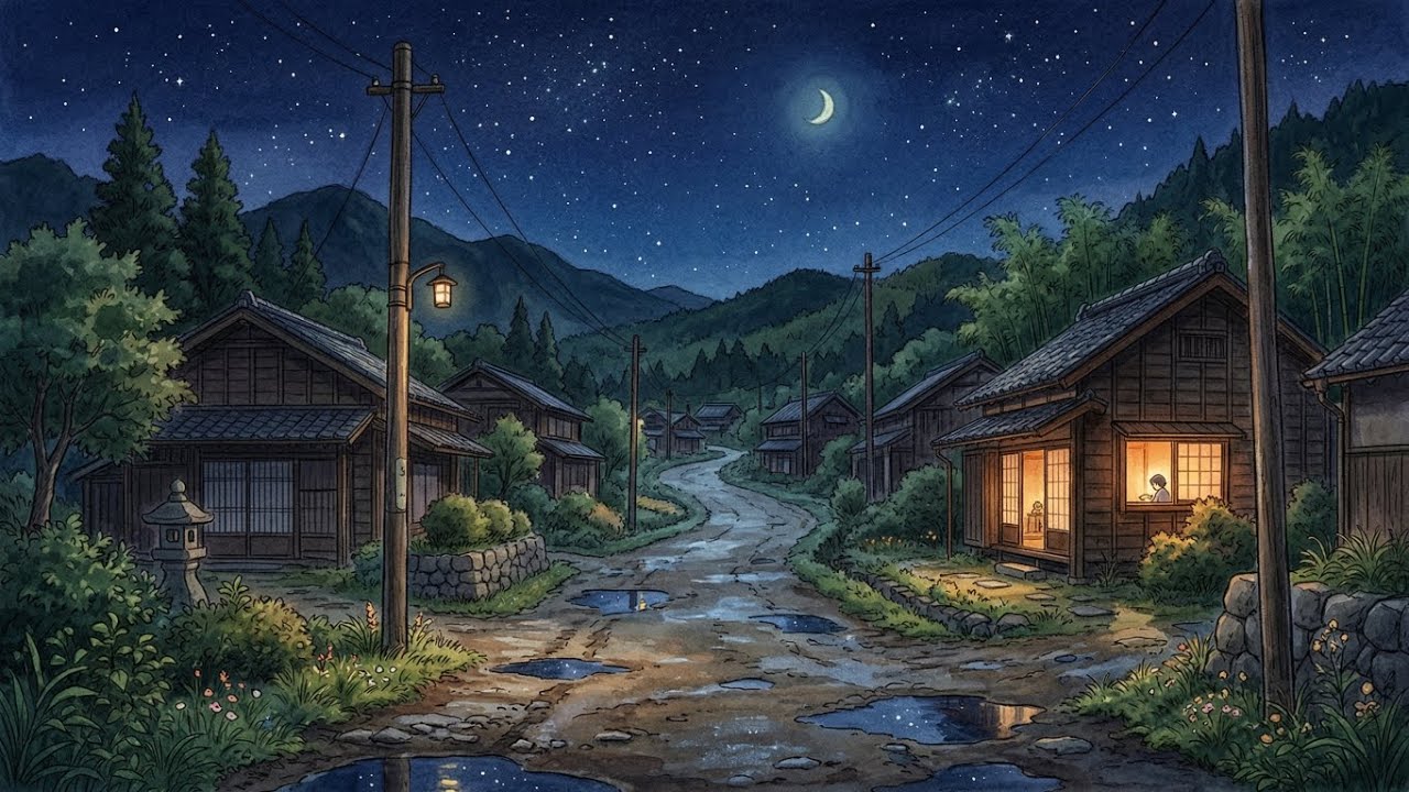 🌧️ Walking the Quiet Village Road After Rain | Wet Earth, Cool Breeze & Peaceful Thoughts