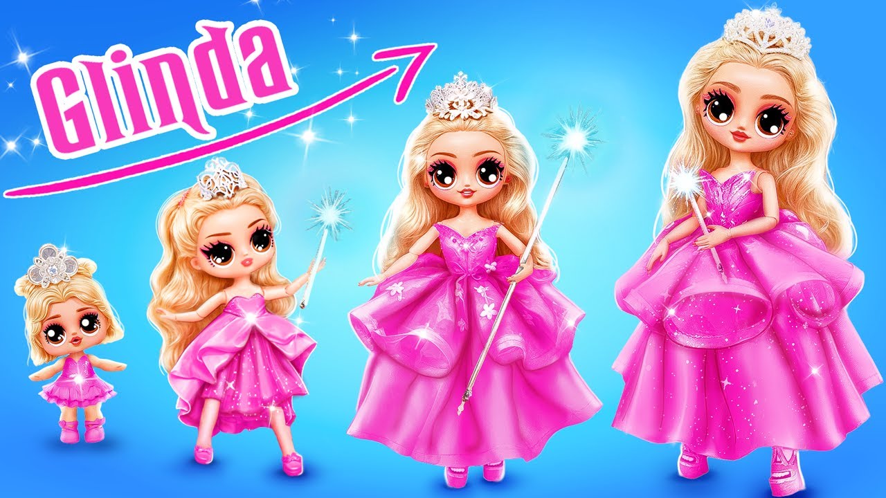 Wicked: Popular Glinda Growing Up! 24 LOL OMG Hacks and Crafts
