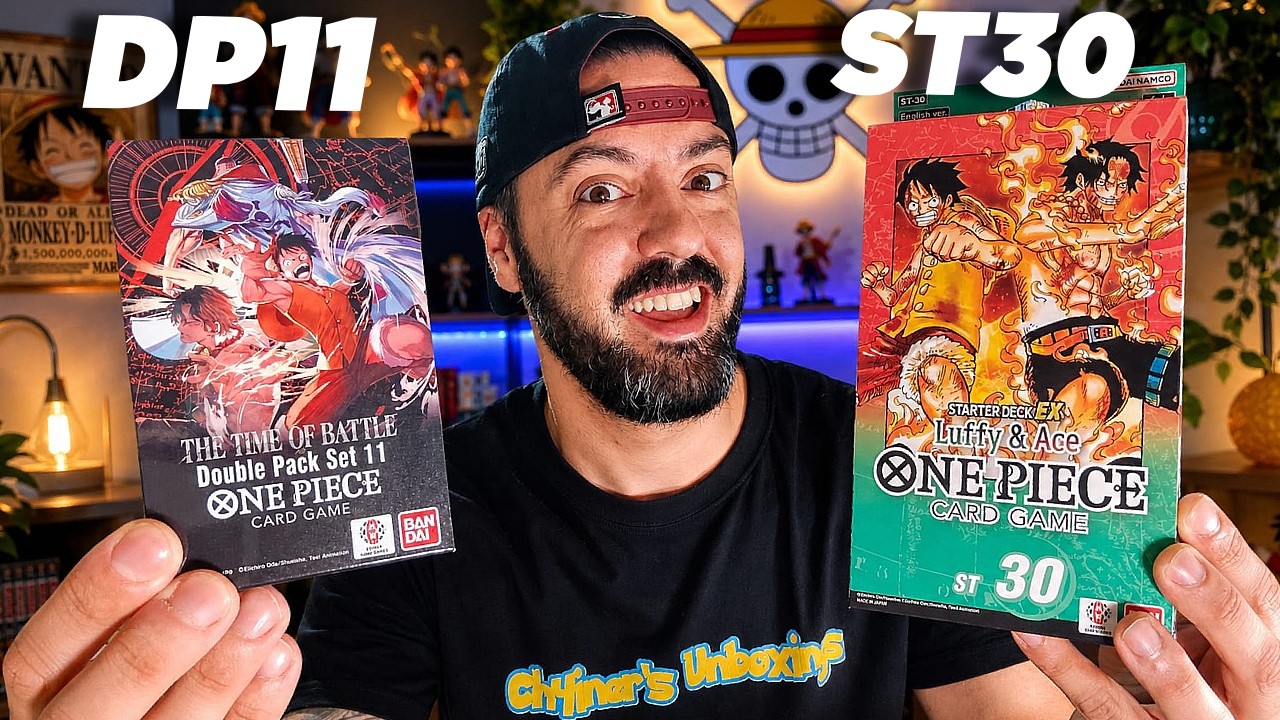 NUEVOS PRODUCTOS! ABRO EL DECK ST30 DE ACE & LUFFY Y LOS DOUBLE PACK DP11 DE ONE PIECE CARD GAME!