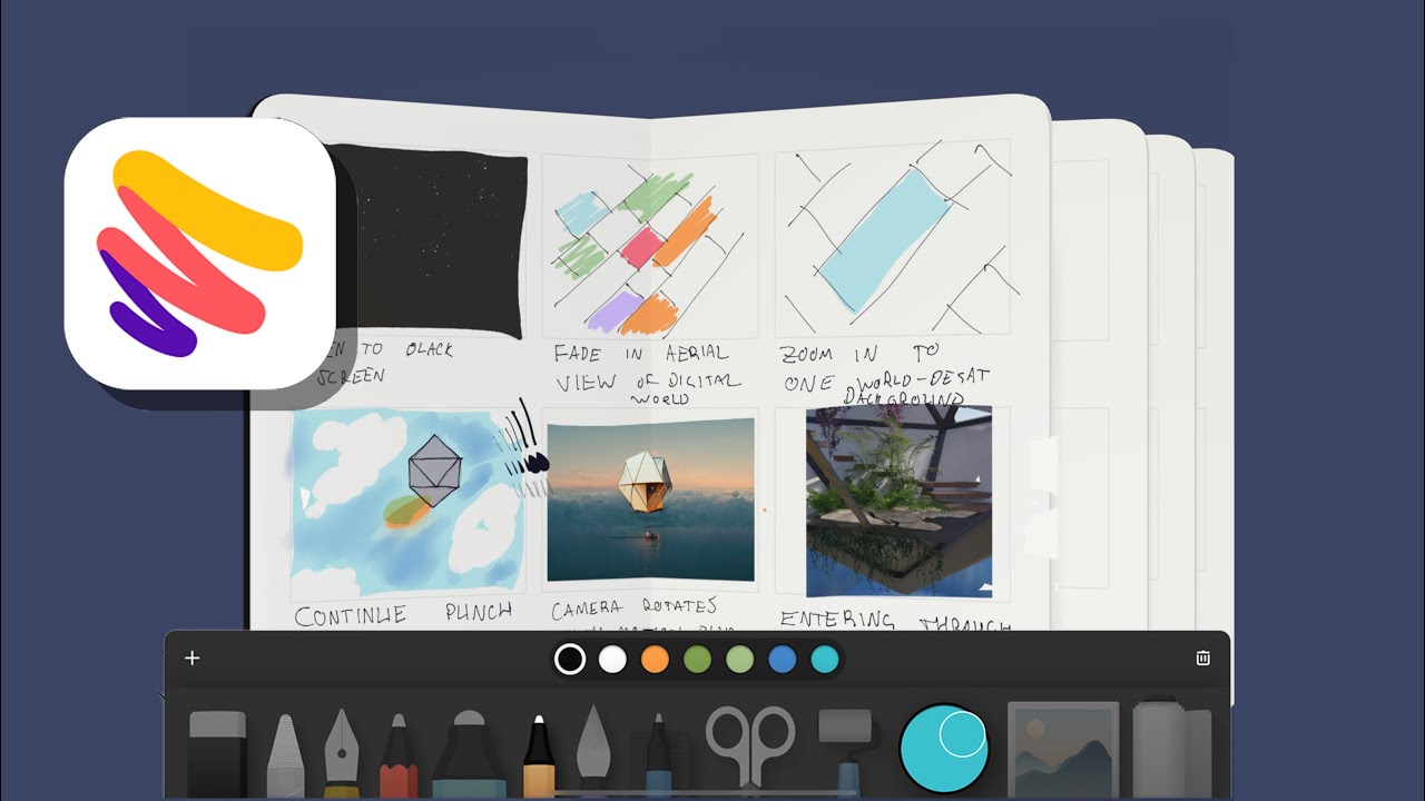 How I Storyboard & Sketch on iPad | Paper by WeTransfer Tutorial