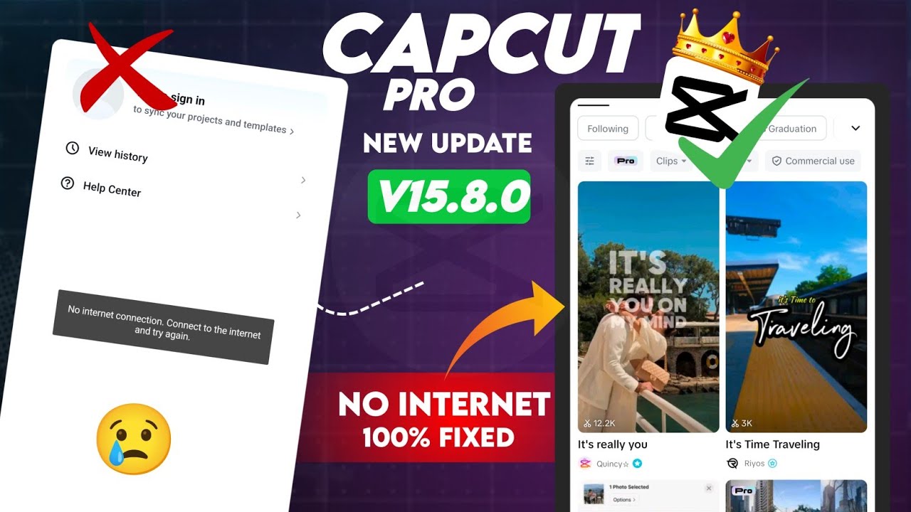 CapCut No Internet Connection Problem Fix | CapCut Network Error Solution 2025