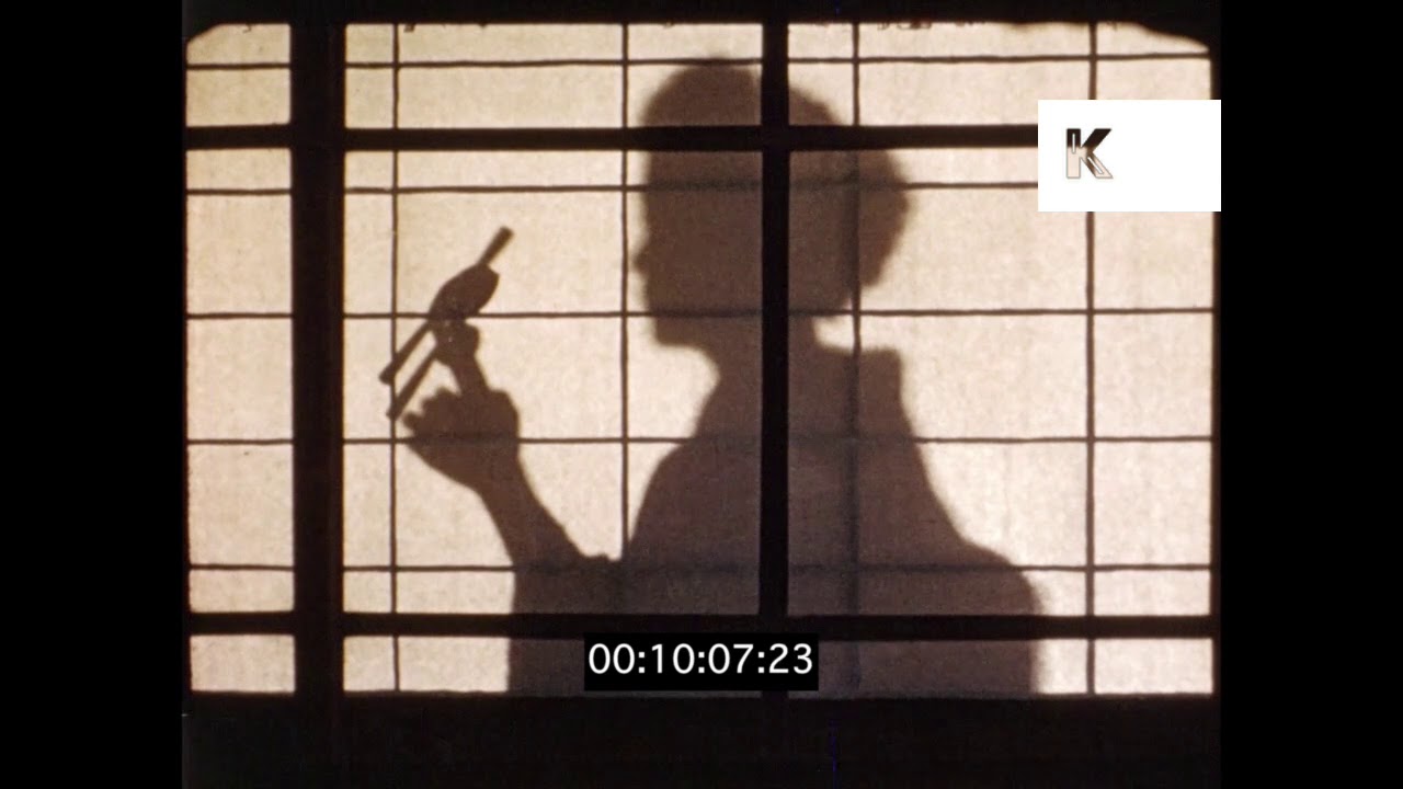 Geishas in 1950s Japan, HD from 16mm