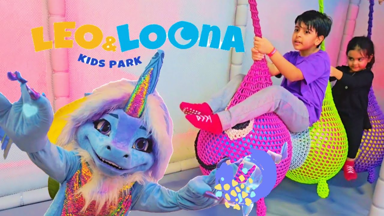 Ariana and Affan at Leo & Loona Kids Park!! 💖 Unicorn 🦄