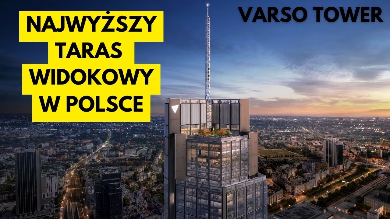 Kiedy OTWARTY zostanie TARAS WIDOKOWY w Varso Tower? | Najwyższy taras widokowy w Polsce!