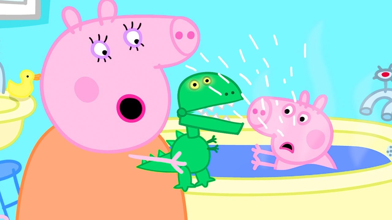🦖 George Can't Play with His New Dinosaur | Peppa Pig Official Family Kids Cartoon