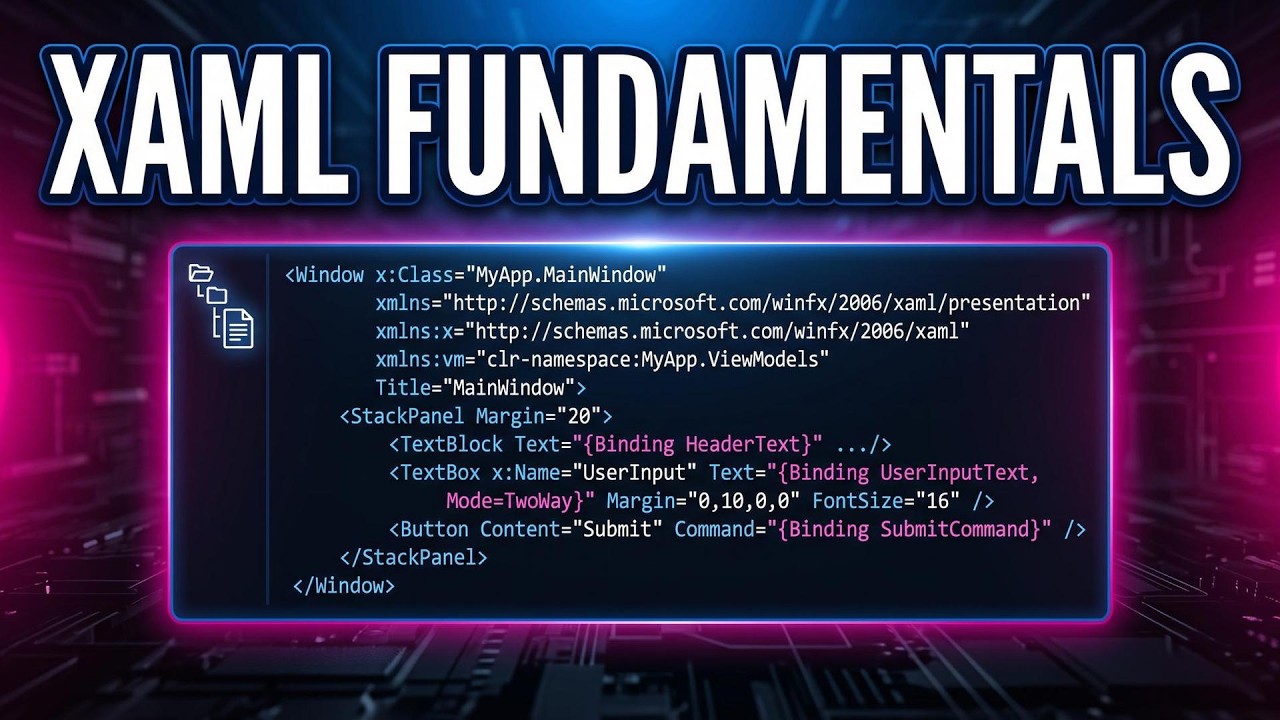 Avalonia XAML Explained &mdash; Namespaces, Bindings & Code Behind
