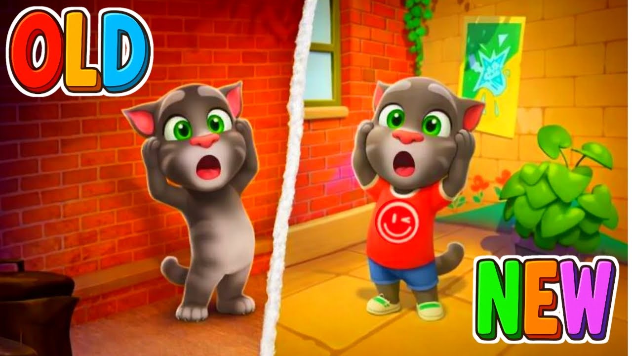 Talking Tom Cat Old vs Talking Tom Cat  Now 🧀🧀🧀