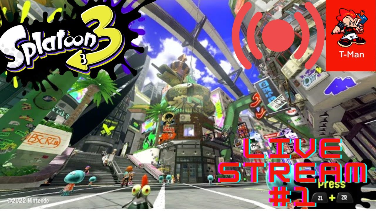 Splatoon 3 Live Stream Online Matches #1