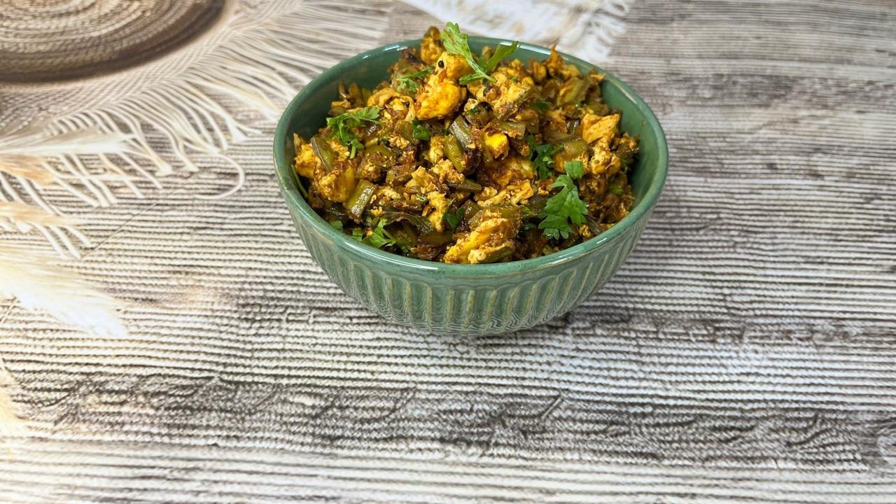 గోరుచిక్కుడు కోడి గుడ్డు వేపుడు | Cluster Beans Egg Fry | Easy Protein Recipe
