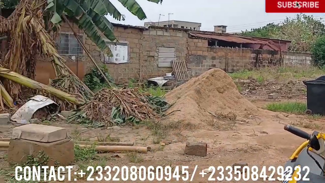 ONE PLOT OF LAND WITH AN UNCOMPLETED STRUCTURE FOR SALE AT NORTH KANESHIE