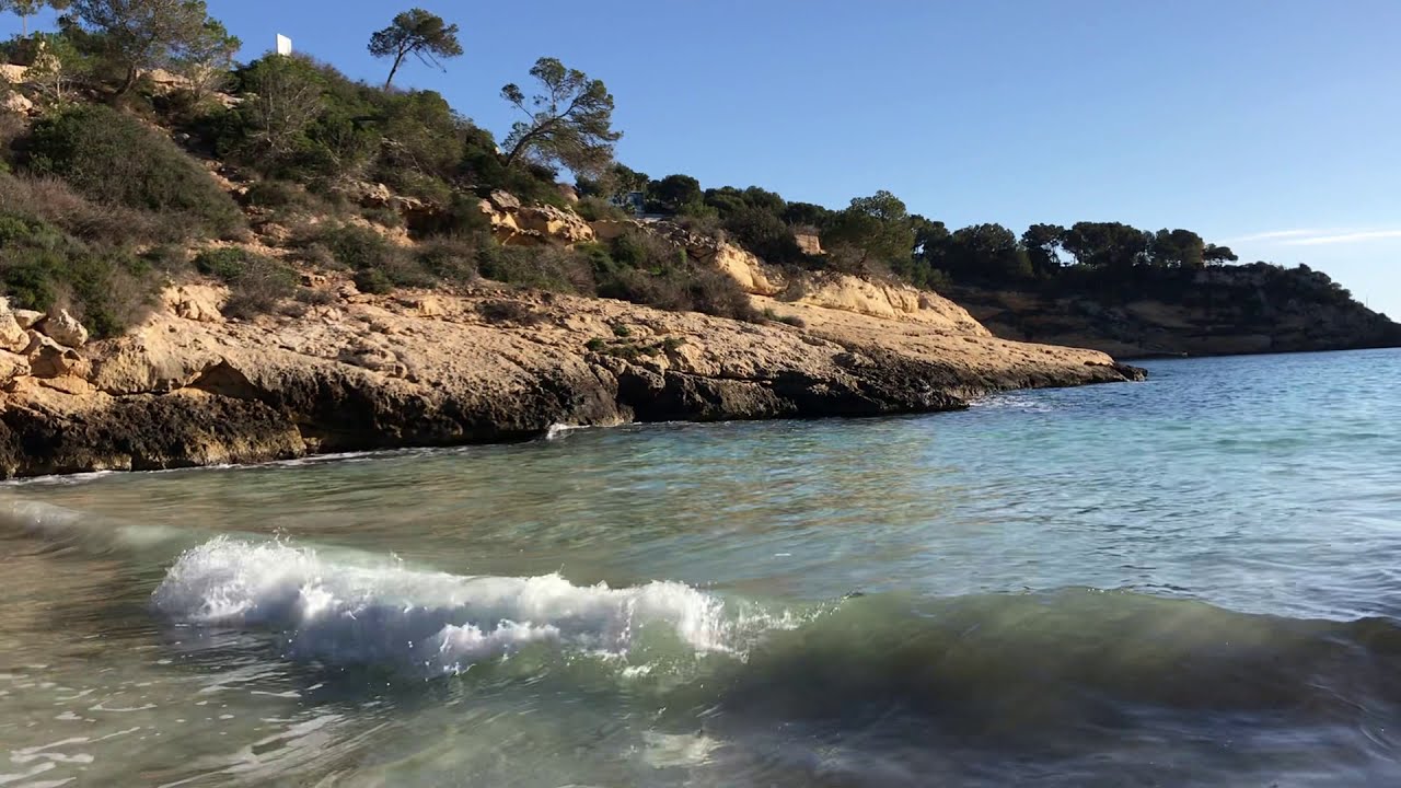 Playa Cala Del Mago Beach, Magaluf, Palma De Mallorca, Spain #spain #palma #majorca