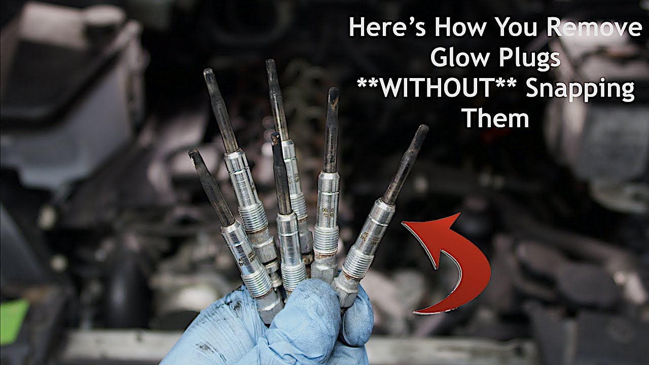 Here's How You Remove Glow Plugs **WITHOUT** Snapping Them