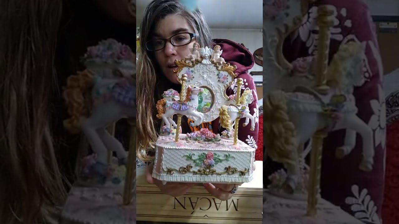 This Week's Treasure - Carousel Horse Music Boxes