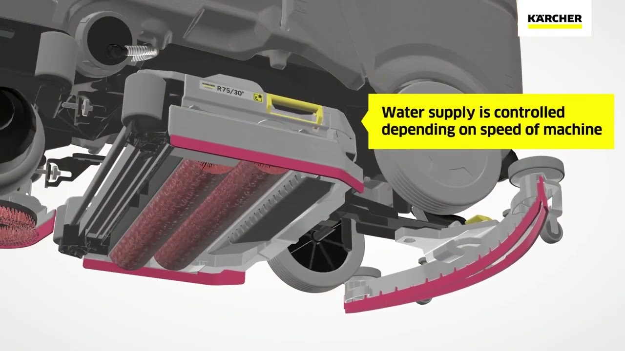 Kärcher B 110 R Ride-On Floor Scrubber