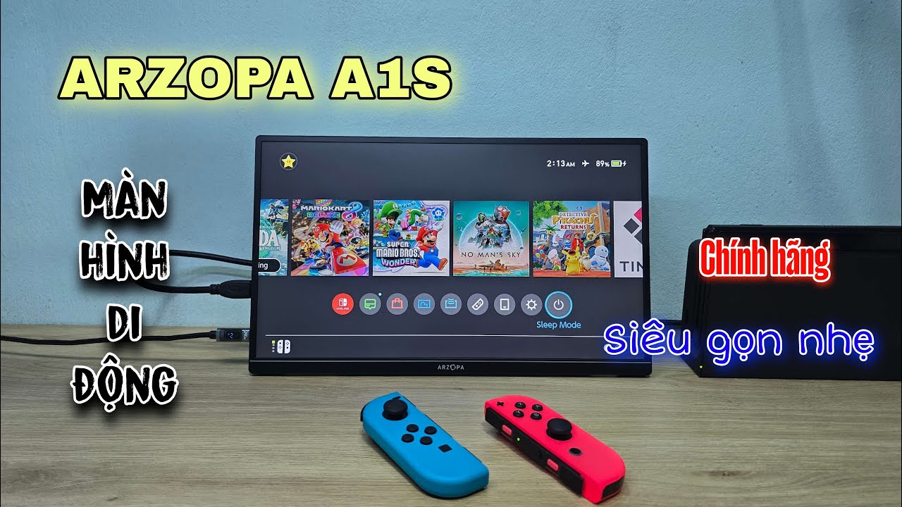 ARZOPA A1S - Màn hình di động chính hãng, siêu gọn nhẹ