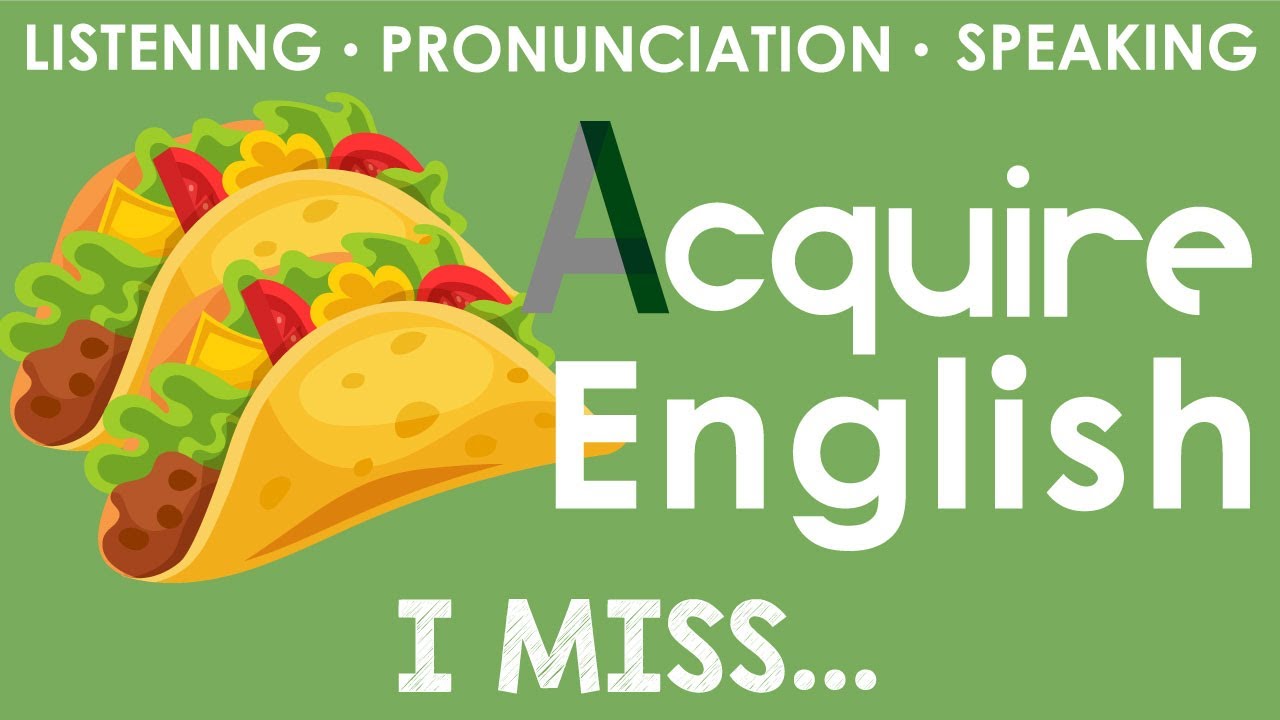 Improve Your English Speaking Listening and Pronunciation : I MISS...