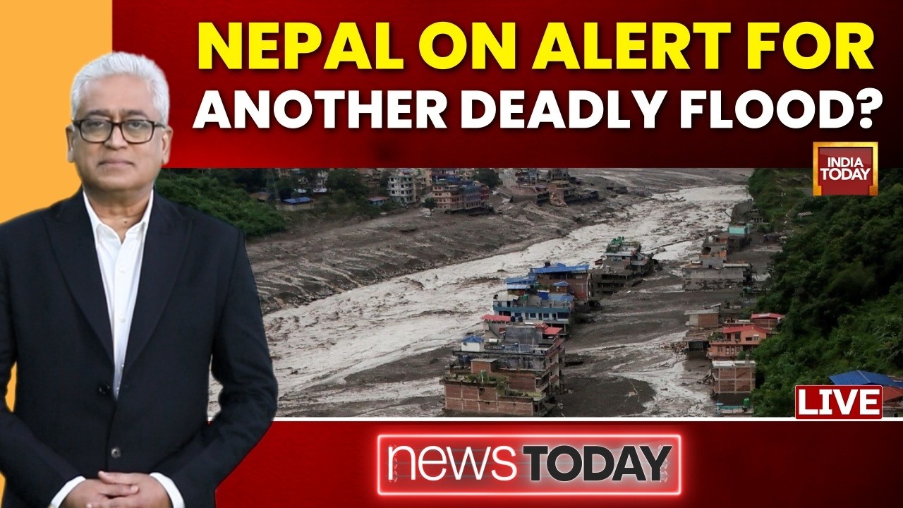 Rajdeep Sardesai LIVE: Nepal On High Alert As China Warns Of Another Devastating Flood | NewsToday