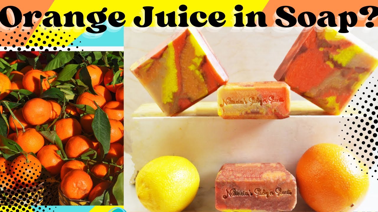 How 2 make Soap with Oranges! Orange & Lemon Oil & Juice! Cold Processed Soap Making Glycerin Rivers