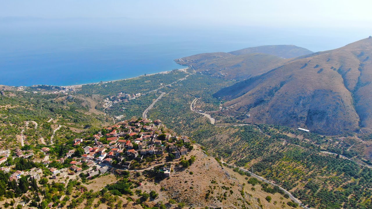 Albania 4K - Castle of Karos, Qeparo