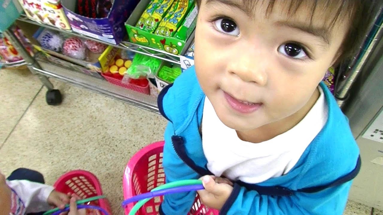 お菓子買いに行く！お買い物へ　　ひなごんとおいちゃん　　SunflowerTV
