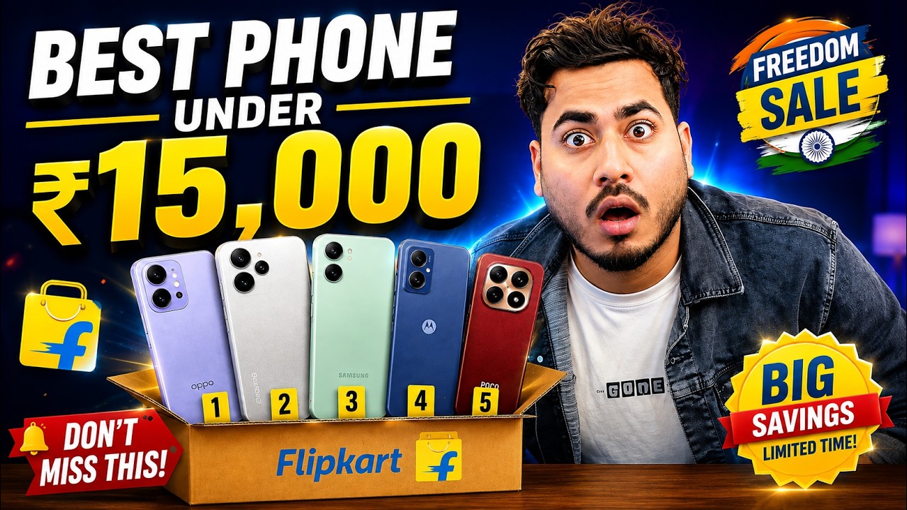 Top 5 Best Smartphones Under ₹15,000 in India | Best 5G Phones Under ₹15,000