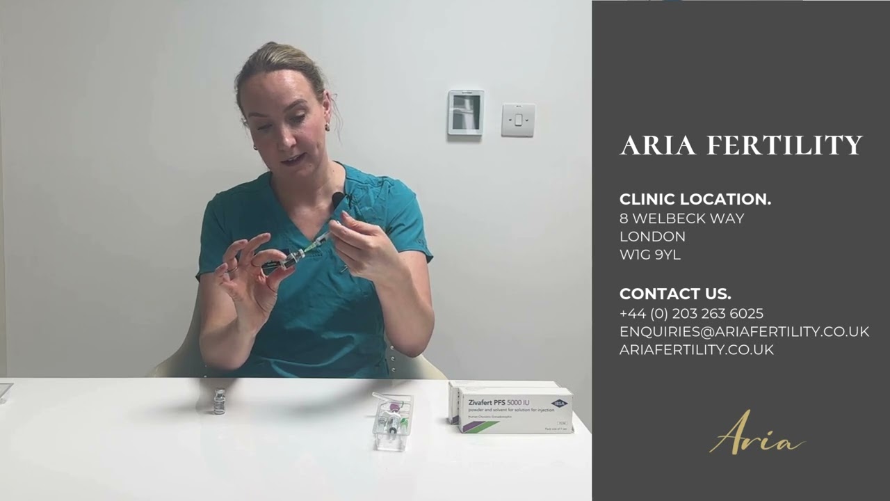 How to self inject Zivafert | Aria Fertility Clinic