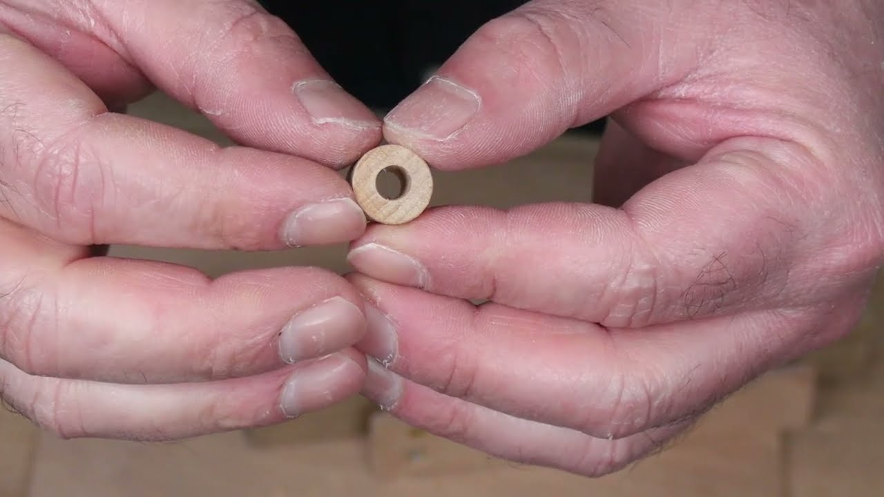 Hardest Hole to Drill: Perfect Drill in a Piece of Wooden Dowel