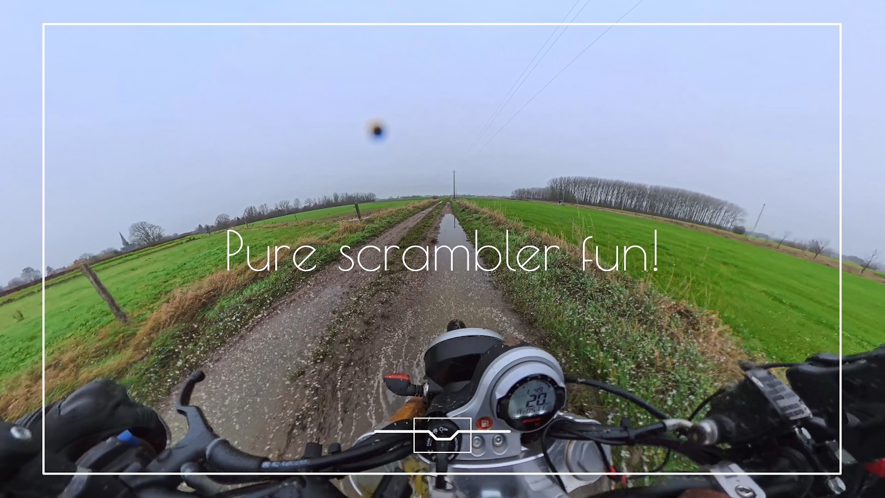 Scrambler fun off road - Fantic Caballero 500 - POV & Pure sound