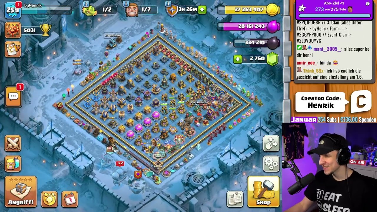 LEGENDEN LIGA PUSH TAG 5 🏆 VOLLZEIT MONAT 🏆 | byHenrik Livestream vom 30.01.2026