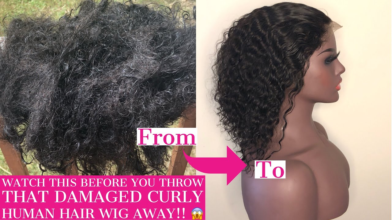 How To Revive Matted Human Hair Curly Wig|Detailed Tutorial by @iamqueenblessyn