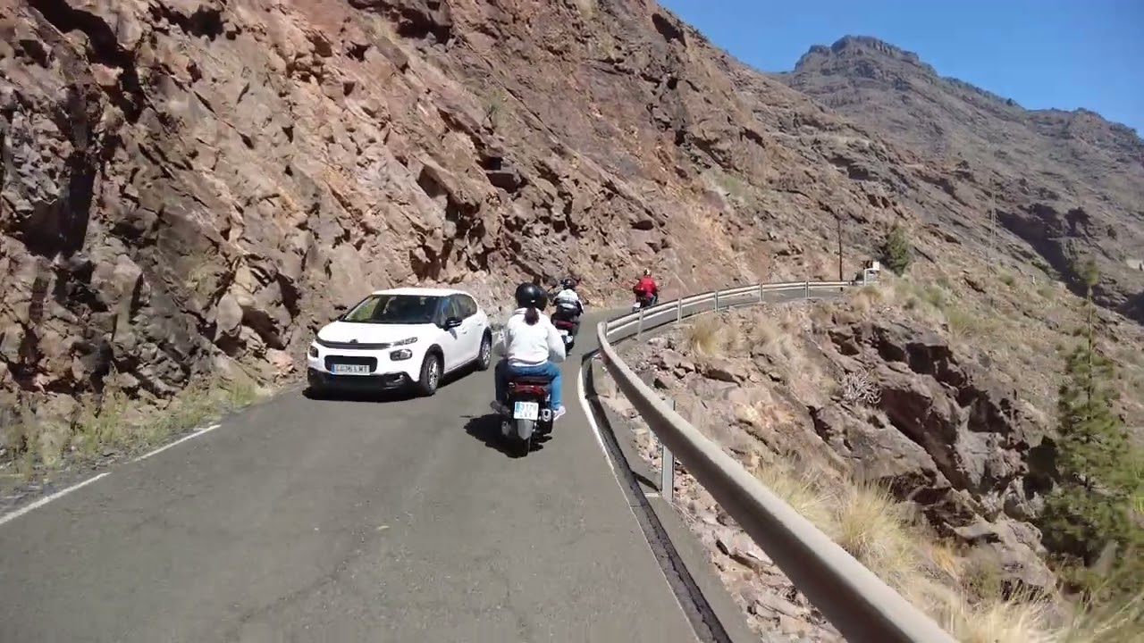 Gran Canaria - Rollertour Balcon - Artenara  - Tejeda 02.2024 - Long Vision 23 Min.