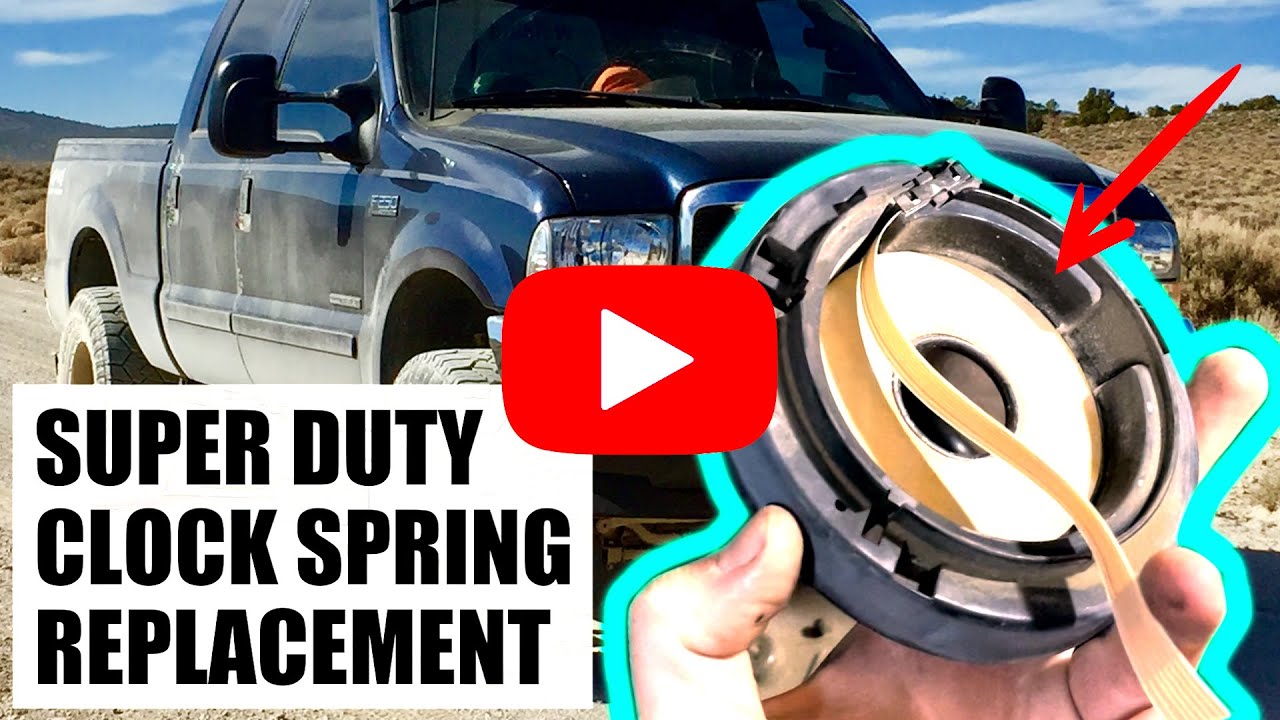 7.3 Замена часовой пружины Ford | Как снять рулевое колесо и замок зажигания Superduty 99-03