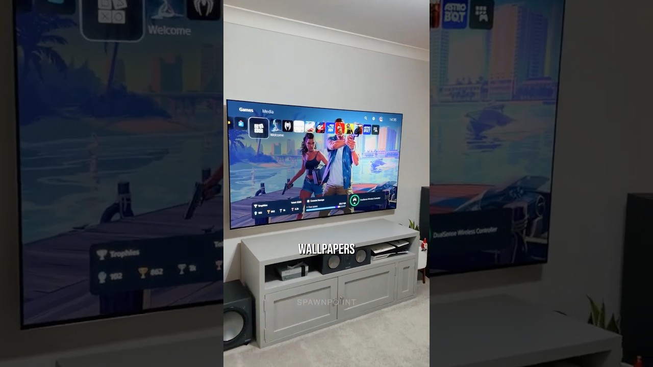 Niestandardowe tapety na PS5