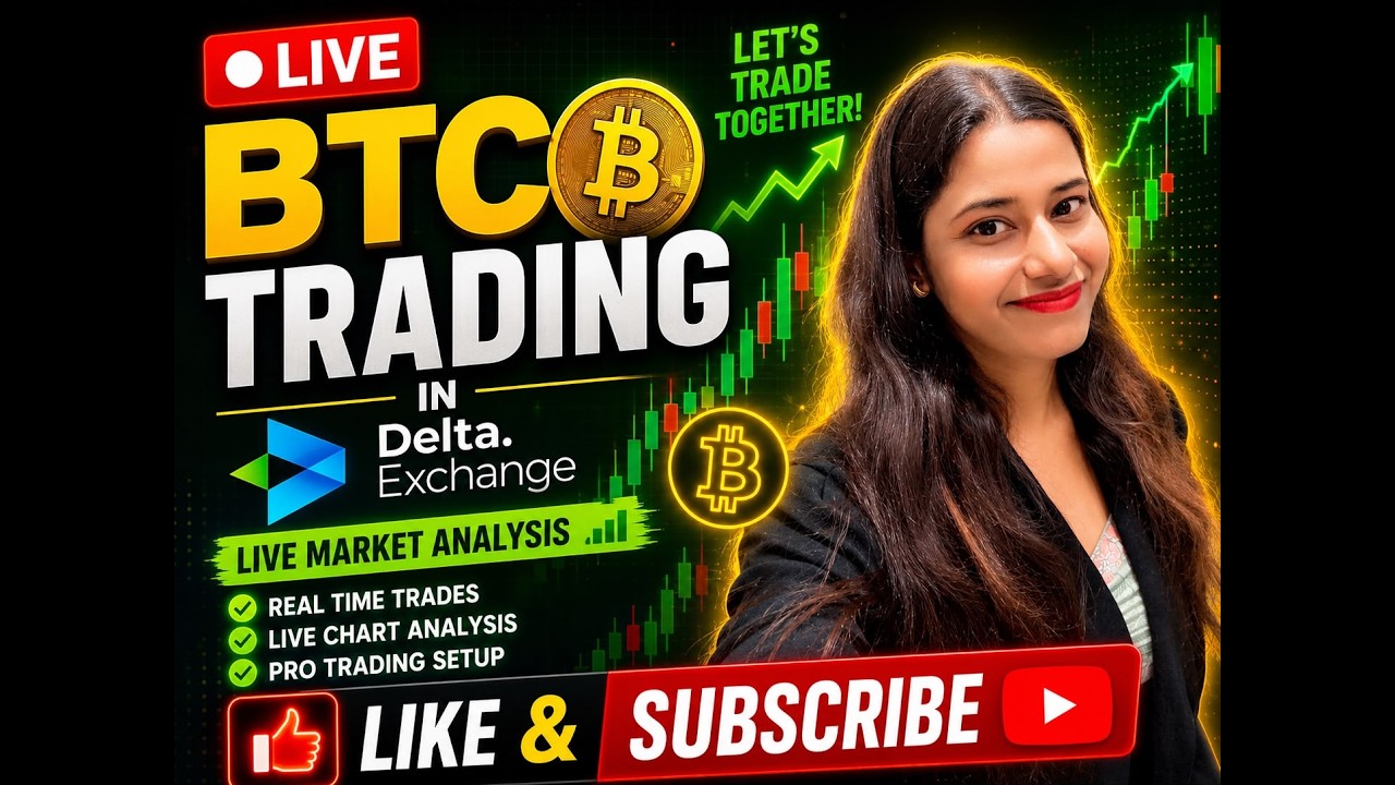 Live Trading in XAUUSD, Crypto, Crude Oil, and Natural Gas | #goldtrading #deltaexchange