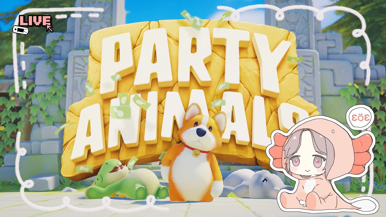 [猛獸派對] 先釣個魚 吃飽再去打工 #partyanimals #猛獸派對