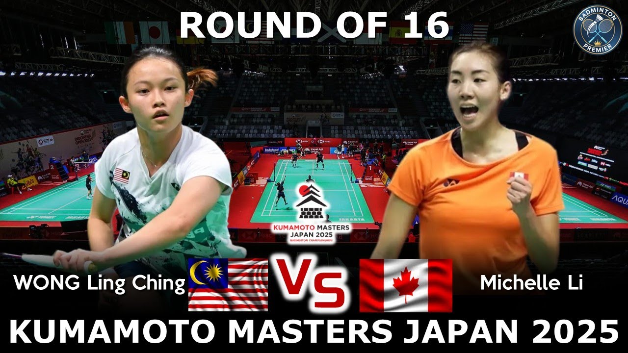 AMAZING🔥WONG Ling Ching (MAS) vs Michelle LI (CAD) | Kumamoto Masters Japan 2025 Badminton
