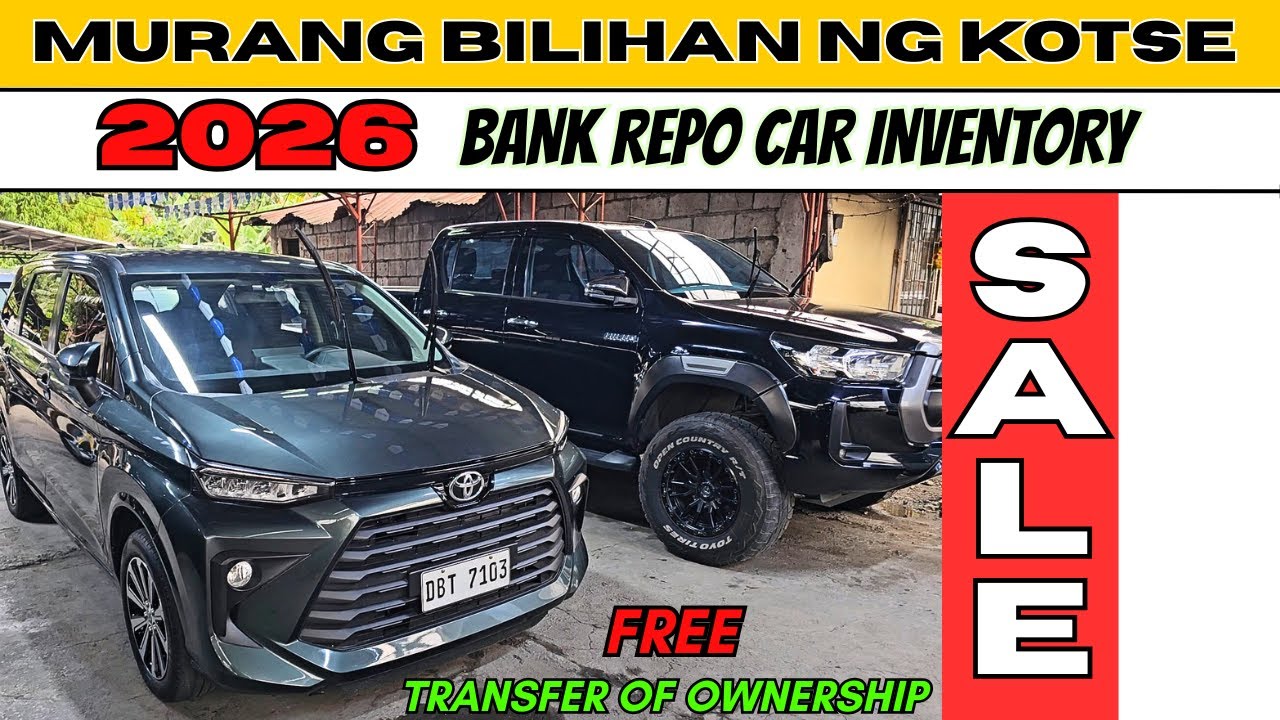 BILIHAN NG MGA PINAKAMURANG HATAK NG BANKO 2026(PICK-UP, SUV, VAN) UPTO 50% OFF |CHEAPEST REPO CARS
