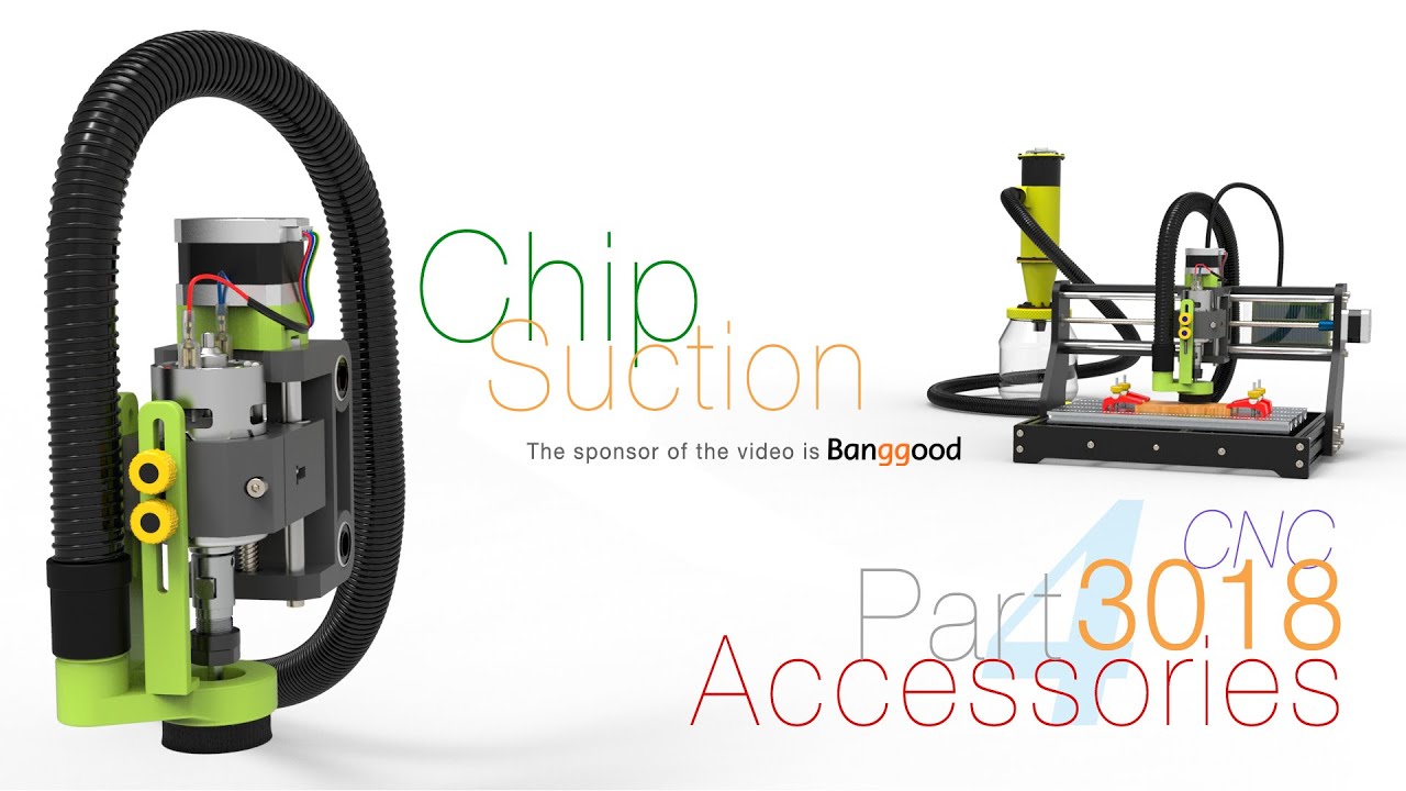 CNC 3018 Part 4: Accessories: Chip Suction