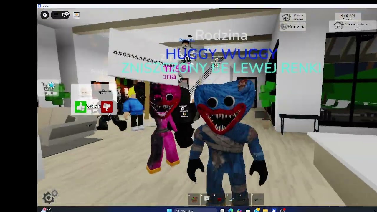 ZOSTAŁEM HUGGY WUGGY NA 1H  W ROBLOX